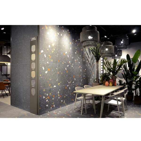 Πλακάκι μωσαϊκό Stracciatella Grafito 80x80 cm