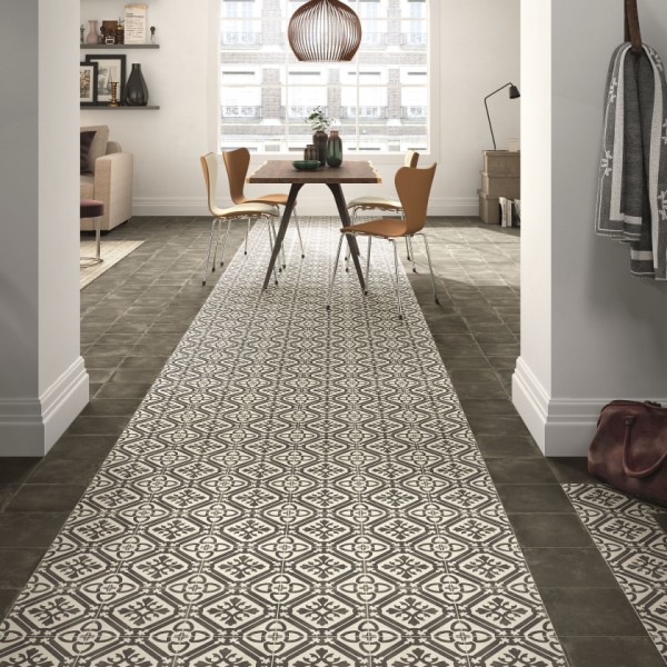 Πλακάκι Decoro P. Ducale B&W Sogg. B 20x20 cm