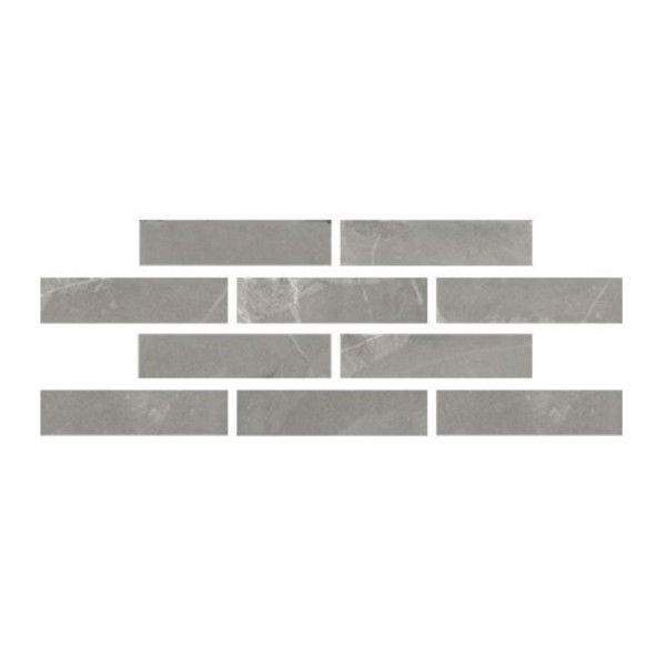 Πλακάκι Piase Brick Piano Sega Grigio 6x25 cm