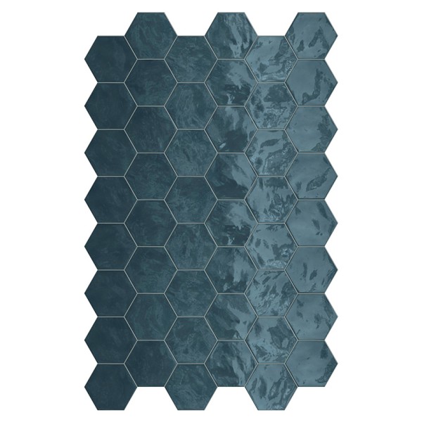 Πλακάκι Hexa ocean wave 17.5x15 cm