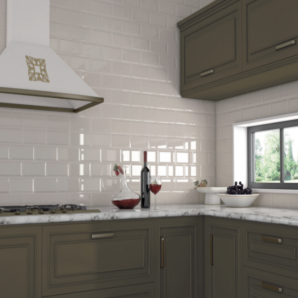 Πλακάκι Metro Bizoute White 10x20 cm