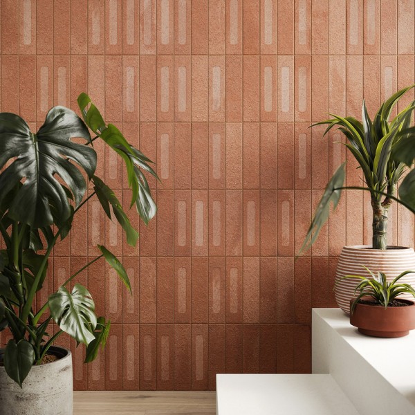 Πλακάκι Fornace Formella Rosso Mattone 6x24 cm