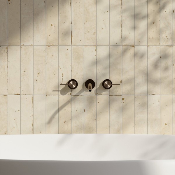 Πλακάκι Fregio Blanco Naturale 6x24 cm Marca Corona