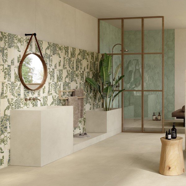 Πλακάκι Fregio Verde Maiolica 6x24 cm Marca Corona