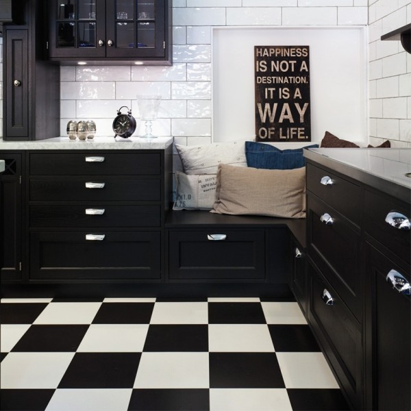 Πλακάκι μαύρο Umbria Black 33x33 cm