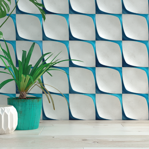 Πλακάκι Leaf Wall Decor 12.5x12.5 cm