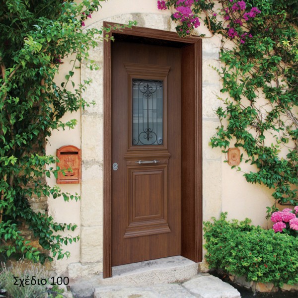 Πόρτα Golden Door Αλουμινίου με χυτά σχέδια