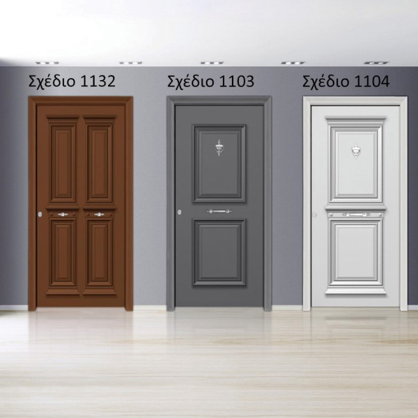 Πόρτα Golden Door Αλουμινίου με χυτά σχέδια