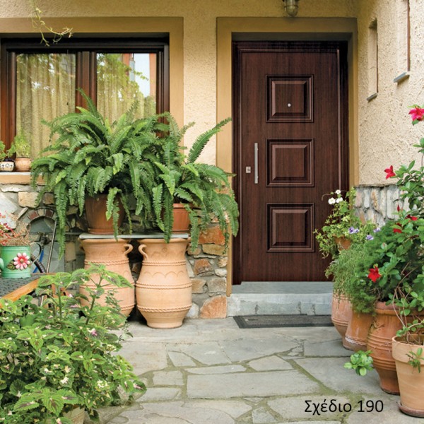 Πόρτα Golden Door Αλουμινίου με χυτά σχέδια