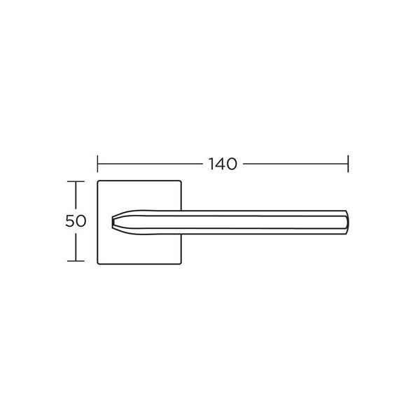 Πόμολο Convex 1085 νίκελ ματ
