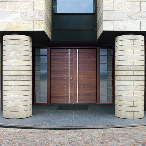 Πόρτα Golden Door Δίφυλλη με πλαϊνά σταθερά