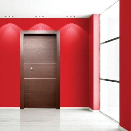 Πόρτα Golden Door Laminate Wenge Inox