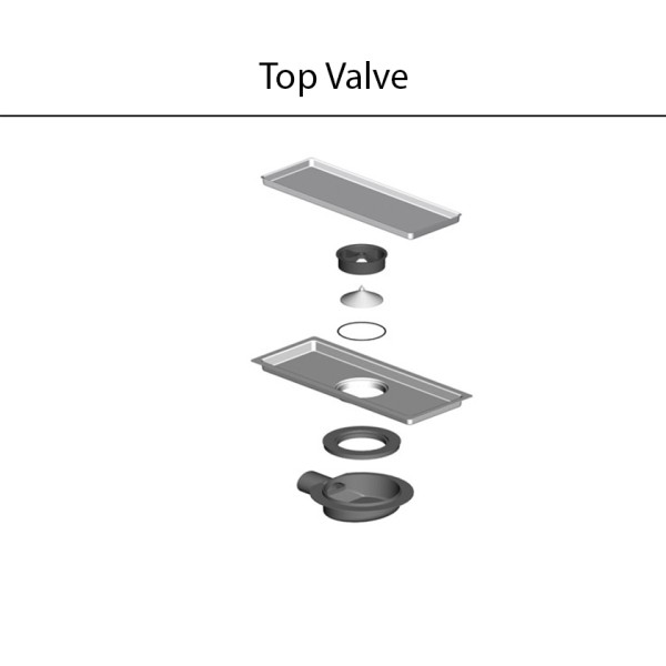 Σχάρα ντουζιέρας Tile 30x10