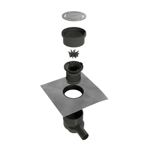 Σιφόνι, κανάλι ντουζιέρας Aqua Round