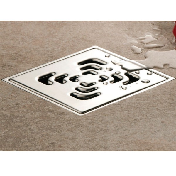 Σχάρα, κανάλι ντουζιέρας Confluo Square 2 14.4x14.4 cm code 5206836544267