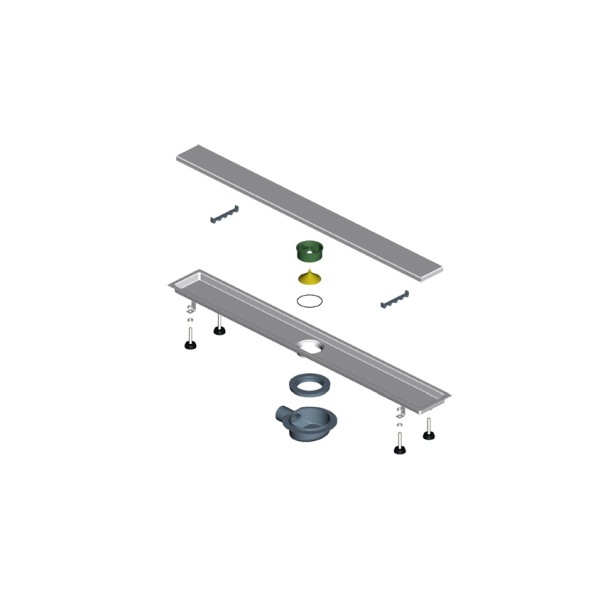 Σχάρα, κανάλι ντουζιέρας Tile 90x10