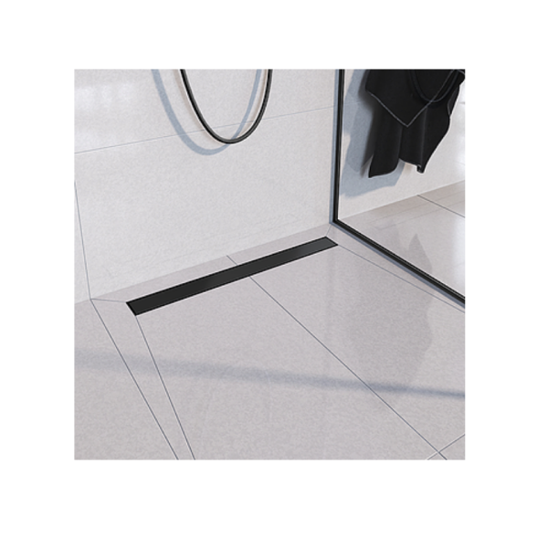 Σιφόνι, κανάλι ντουζιέρας Vogi duo black 60cm