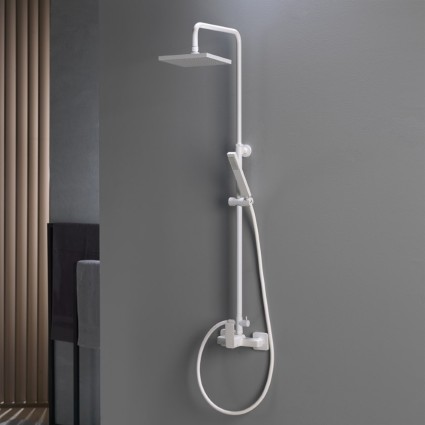 Στήλη ντους Quadra white matt 144065-300