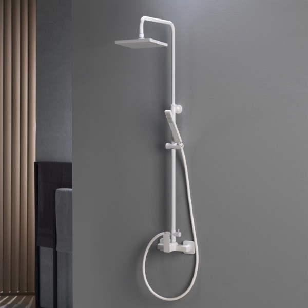 Στήλη ντους Quadra white matt 144065-300