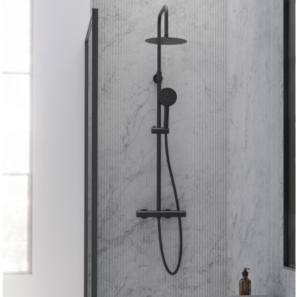 Στήλη ντους Nite black matt 