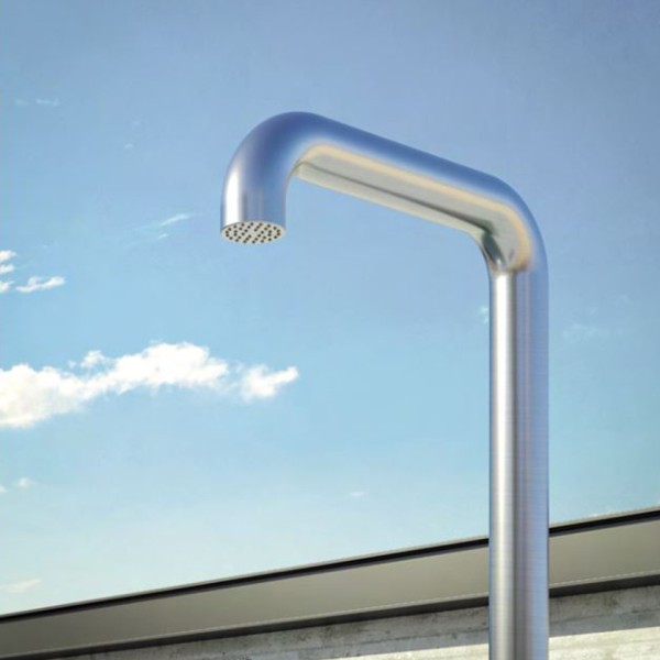 Στήλη ντους εξωτερικού χώρου Ανοξείδωτη