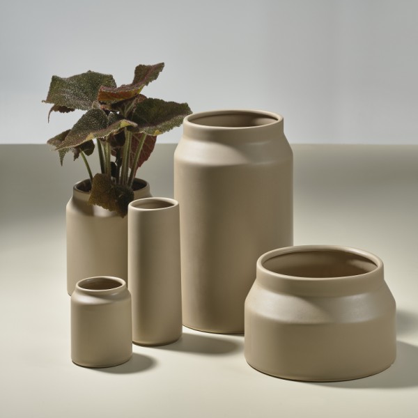 Διακοσμητική πήλινη γλάστρα Strat Η10